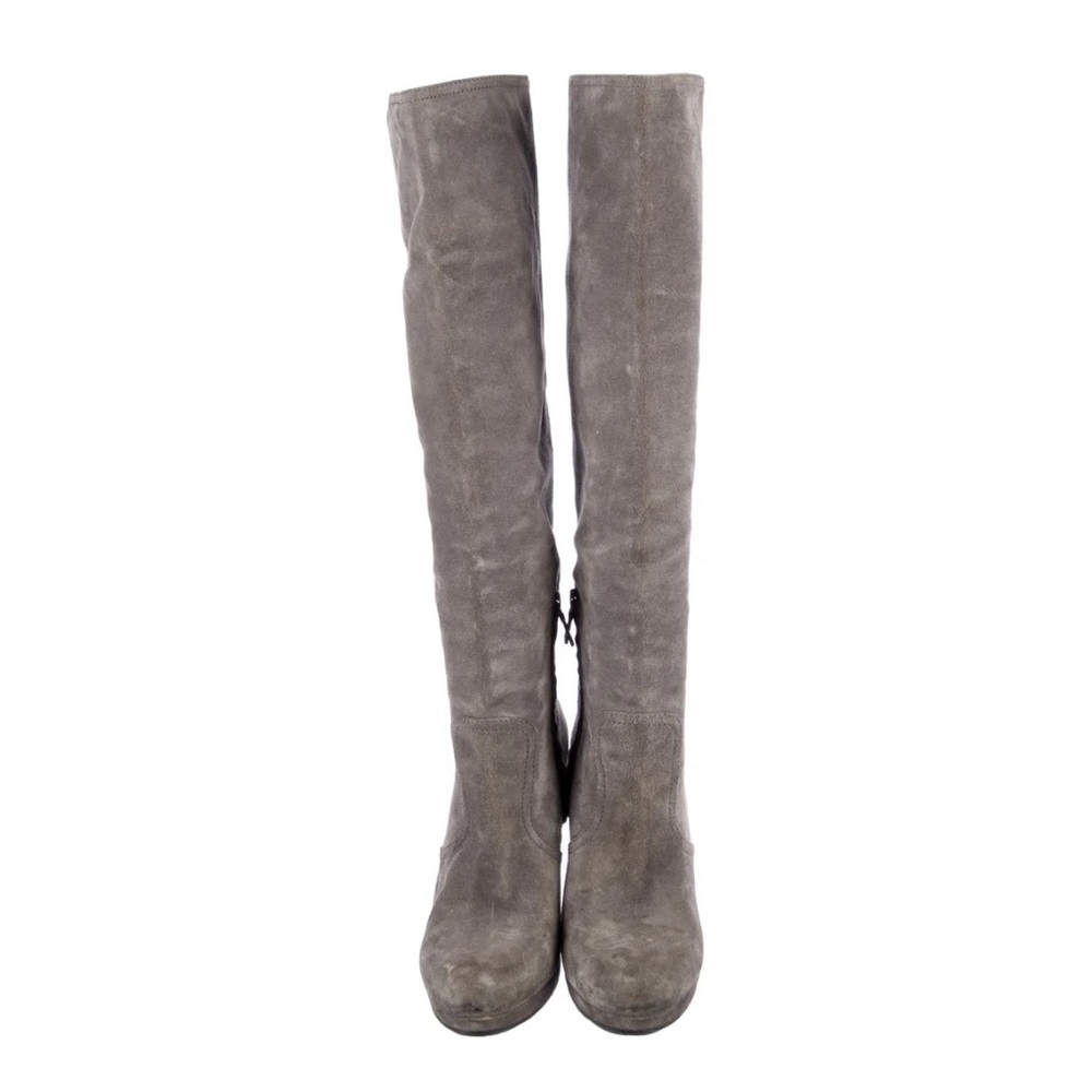 Prada Tall Wedge Boots